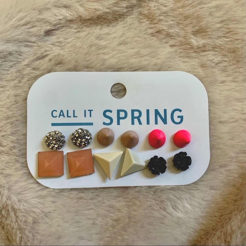 NWT: 6 piece Call it Spring earring set